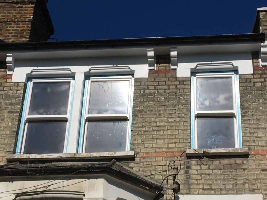 New uPVC sash windows fitted on Victorian terrace in Hammersmith